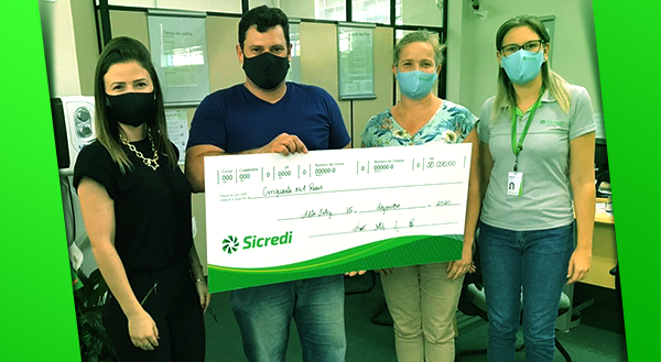 Associado da Agência Sicredi Alto Feliz é sorteado com seguro Mais em Vida