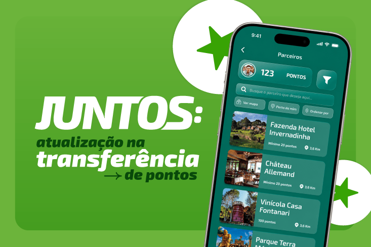 Atualização no Programa Juntos: transferência de pontos será descontinuada