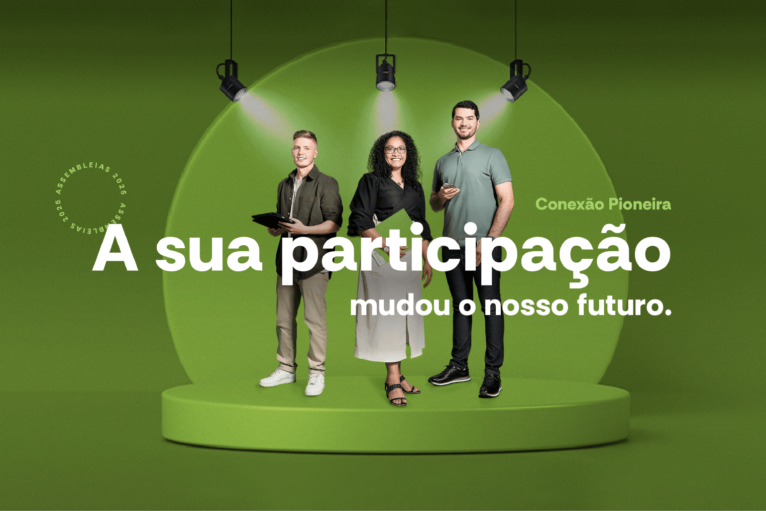 Conexão Pioneira - Assembleias 2025: Participe e contribua para o desenvolvimento da sua comunidade
