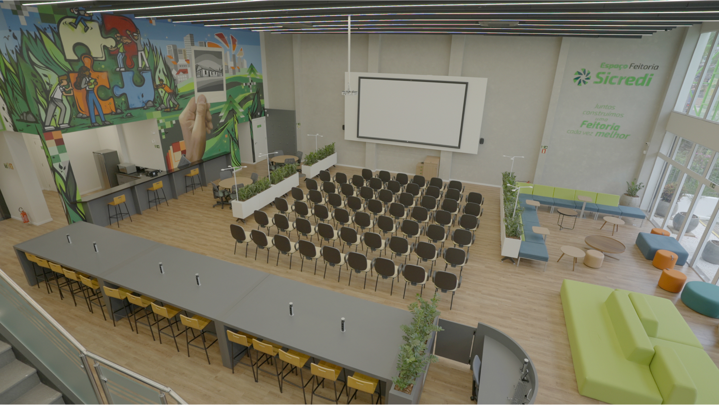 Conheça o Espaço Sicredi Feitoria, uma nova forma de conexão entre a comunidade e o seu futuro