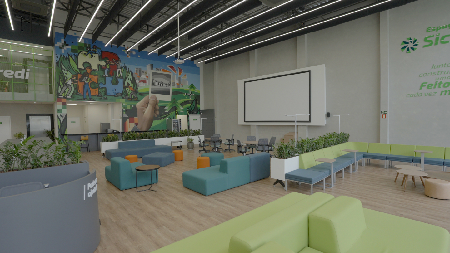 Conheça o Espaço Sicredi Feitoria, uma nova forma de conexão entre a comunidade e o seu futuro