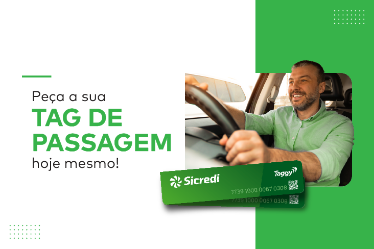 Estrada sem fila nos pedágios: retire sua Tag de Passagem Sicredi!