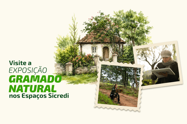 Exposição Gramado Natural: Espaços Sicredi recebem circuito artístico inspirado nas paisagens da região
