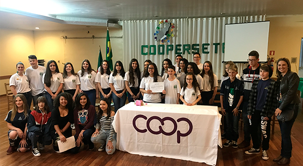 Neste ano, três cooperativas escolares foram constituídas na área de abrangência da Sicredi Pioneira RS