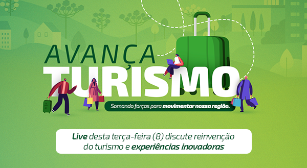 Programa Avança Turismo: live desta terça-feira (15) aborda cenário de eventos no Brasil e diferenciais do RS