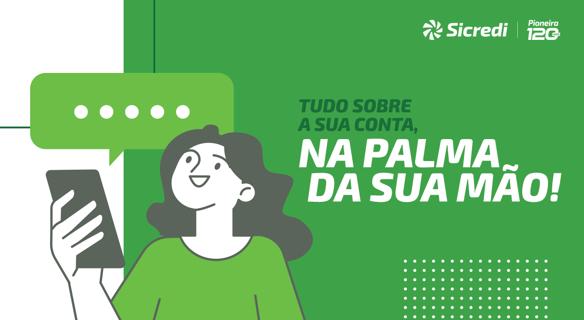 Receba informações sobre a sua conta da Sicredi Pioneira diretamente no WhatsApp. Veja o passo a passo!
