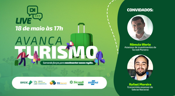 Saiba tudo sobre o Programa Avança Turismo em live nesta terça-feira (18)