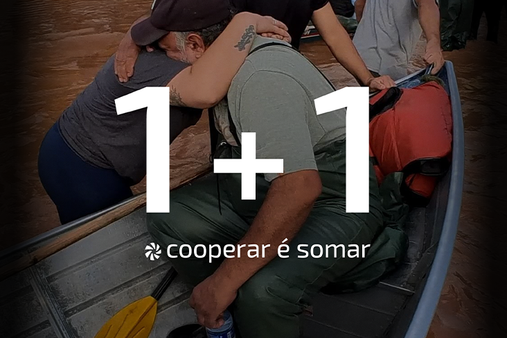 1+1: Sicredi dobra o valor arrecadado em campanha de doações para o Rio Grande do Sul. Saiba como contribuir!