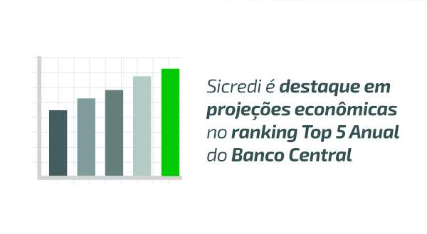 Sicredi é destaque em projeções econômicas no ranking Top 5 Anual do Banco Central