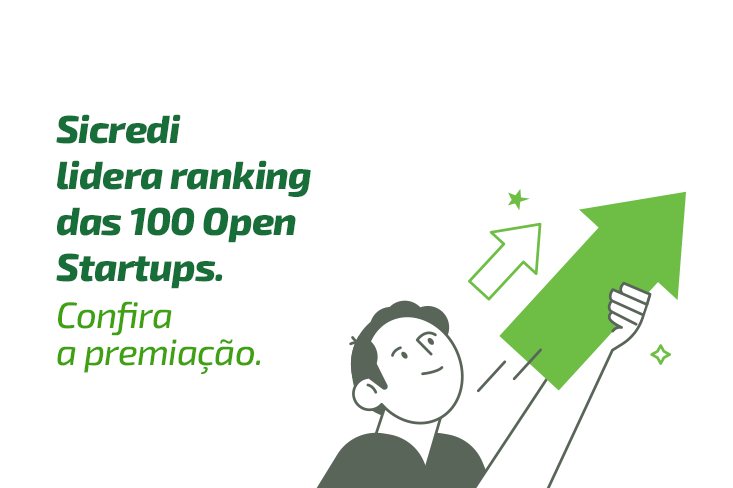 Sicredi fica em primeiro lugar no ranking 100 Open Startups