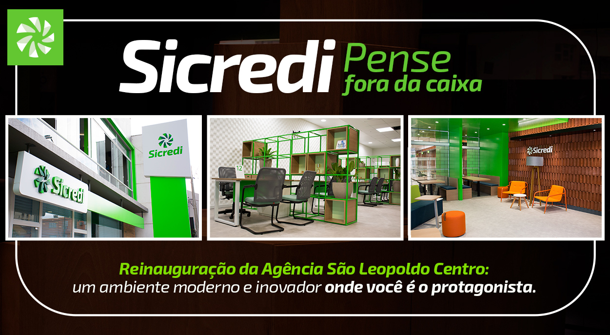Sicredi inaugura novo endereço no centro de São Leopoldo e reforça proximidade da comunidade