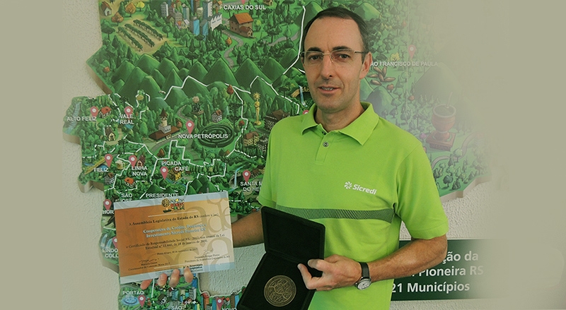 Sicredi Pioneira RS recebe prêmio de Responsabilidade Social