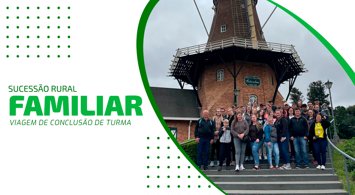 Viagens técnicas e formaturas encerram ano do Programa Sucessão Rural Familiar. Confira!