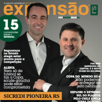 Revista Expansão publicada em 2014, Sicredi Pioneira RS Instituição Financeira Cooperativa Promove Solução Econômica e Desenvolvimento Regional